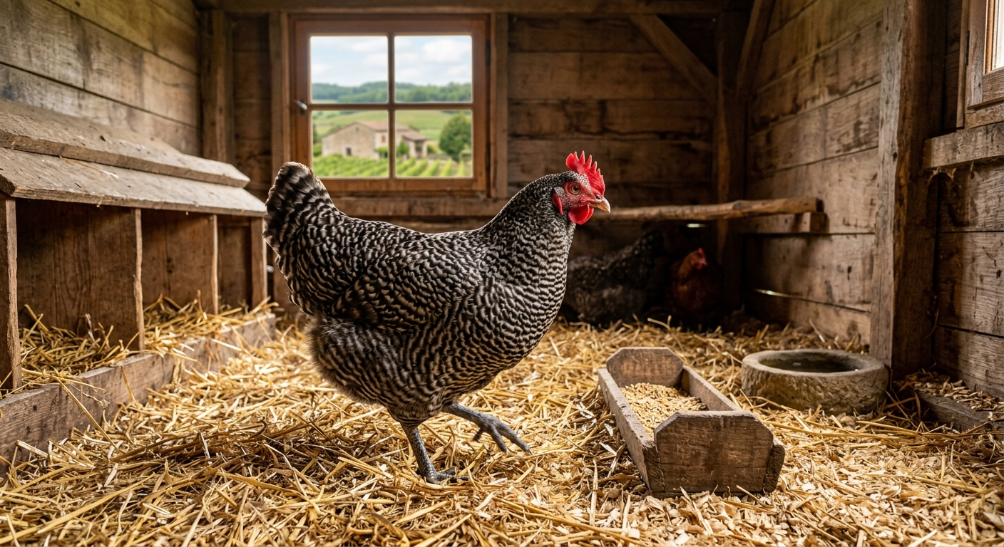 poule merlerault poulailler