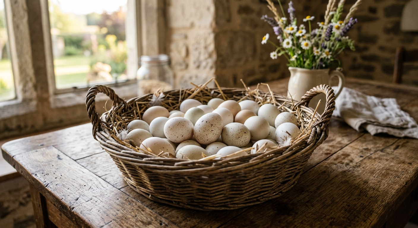 poule braekel oeufs