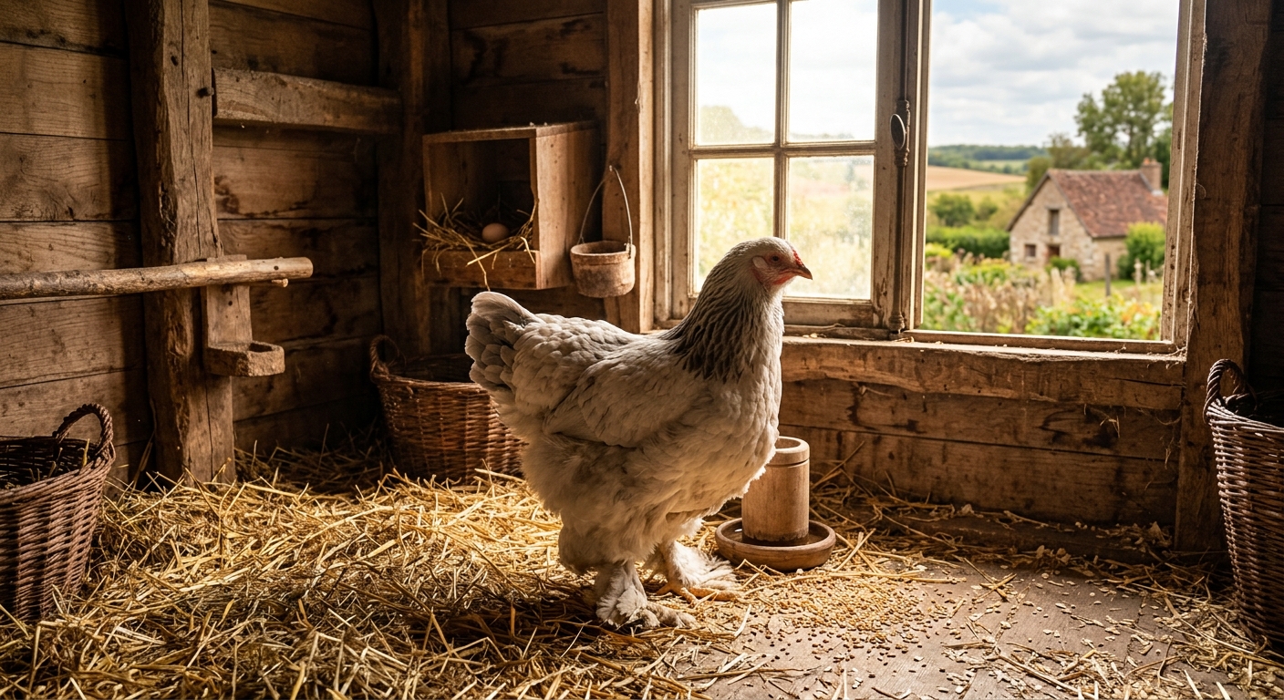poule brahma poulailler