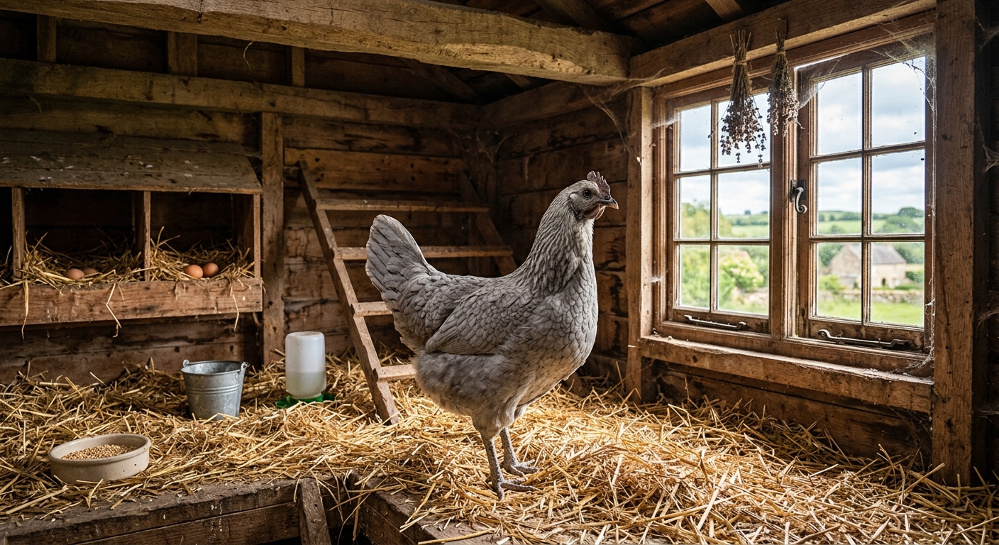 poule dorking poulailler