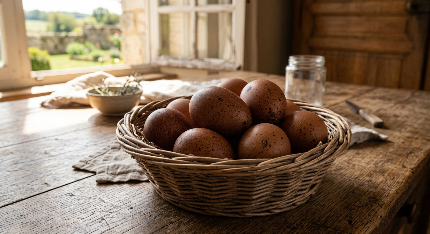 poule geante de jersey oeufs