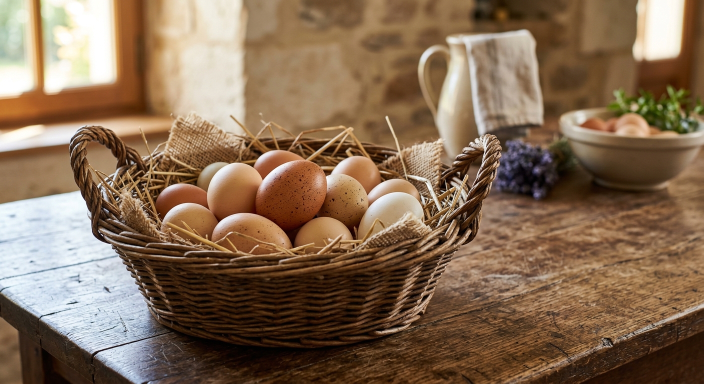 poule pictave oeufs